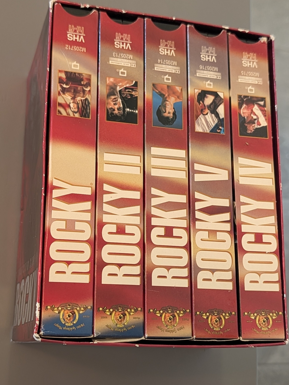 Rocky Movie Collection VHS Box Set - Rocky 1-5
